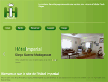 Tablet Screenshot of hotelimperial-diego.com